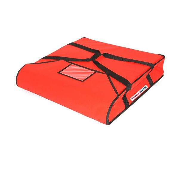 Pizza taška 50x50x12 cm nevyhřívaná červená