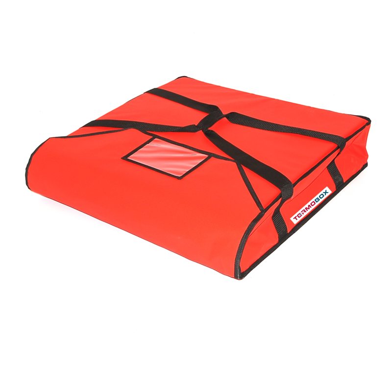 Pizza taška 55x55x12 cm nevyhřívaná červená