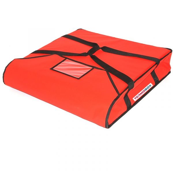 Pizza taška 60x60x12 cm nevyhřívaná červená